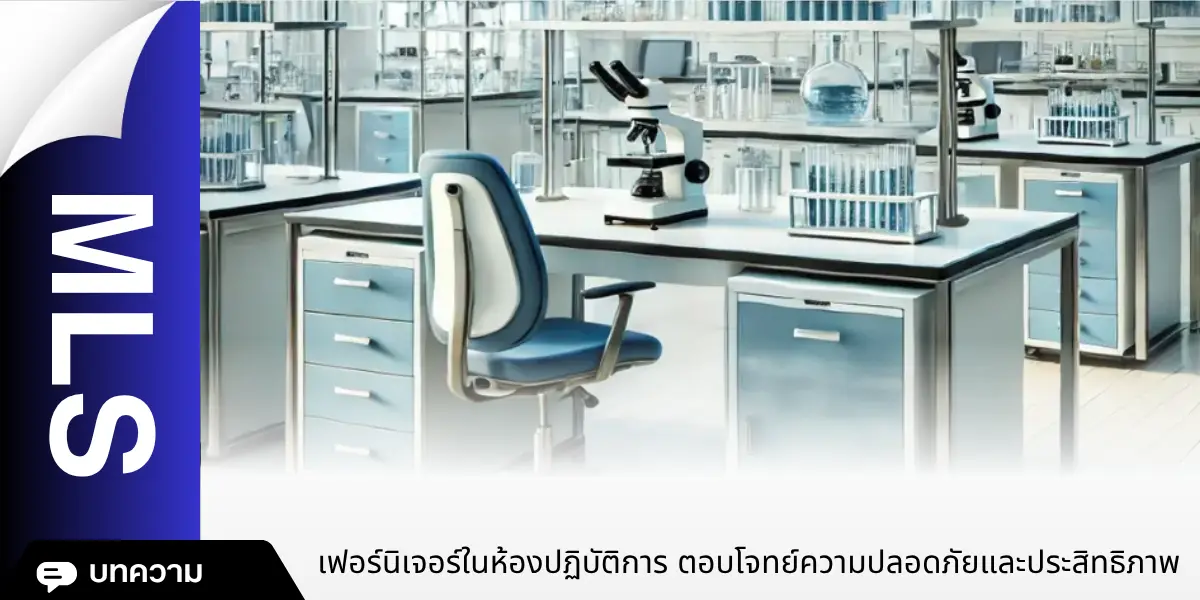 เฟอร์นิเจอร์ในห้องปฏิบัติการ ตอบโจทย์ความปลอดภัยและประสิทธิภาพ