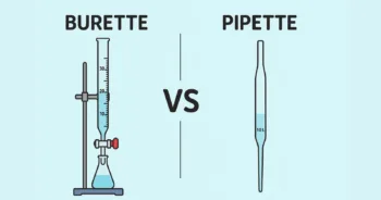 บิวเรตต์ (Burette) และ ปิเปต (Pipette) ต่างกันอย่างไร?