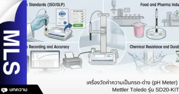 เครื่องวัดค่าความเป็นกรด-ด่าง (pH Meter) Mettler Toledo รุ่น SD20-KIT